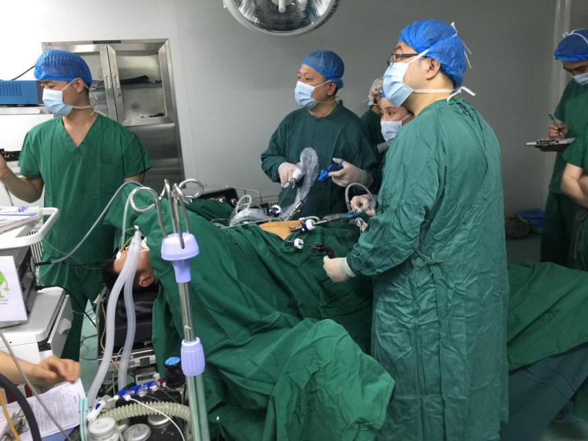 【精湛技术】陕西省康复医院普外科成功完成一例腹腔镜胃癌根治术